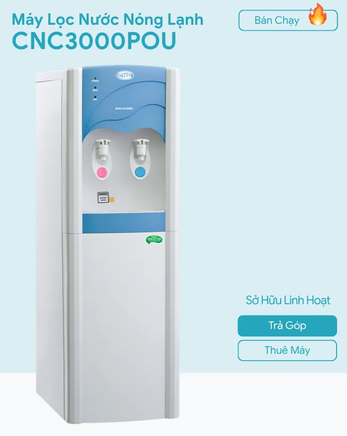 Máy lọc nước nóng lạnh CNC3000POU