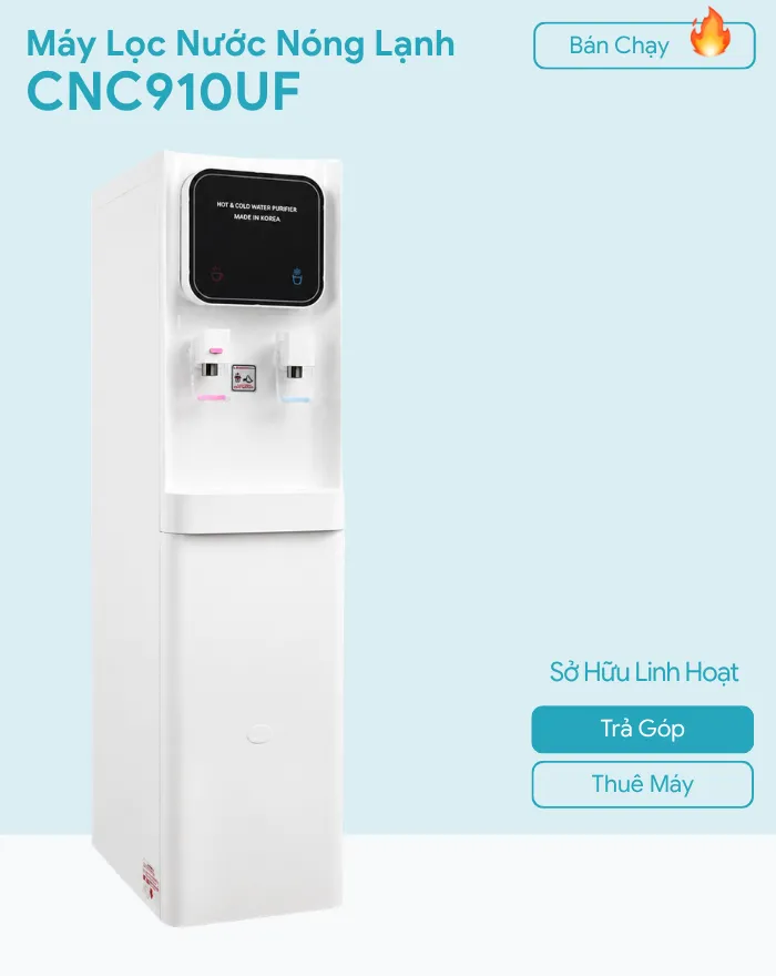 Máy lọc nước nóng lạnh CNC910UF