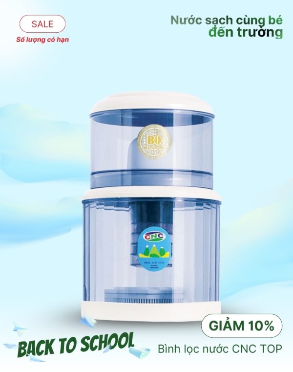 Bình top lọc nước CNC TOP