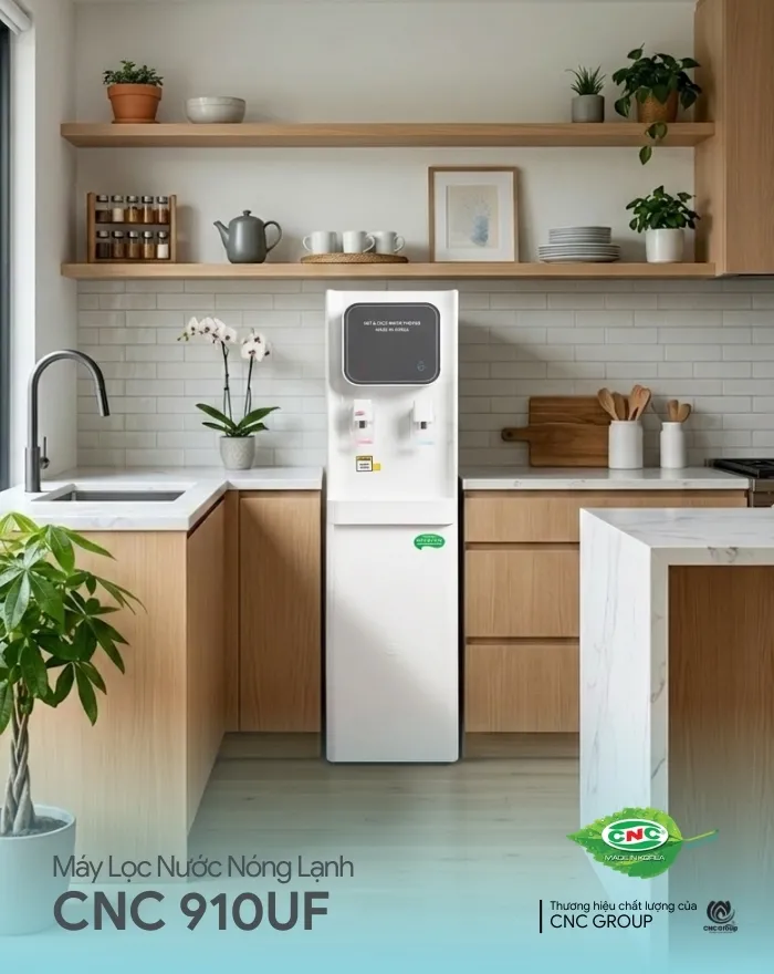 May loc nuoc nong lanh cnc 910UF 2026 2