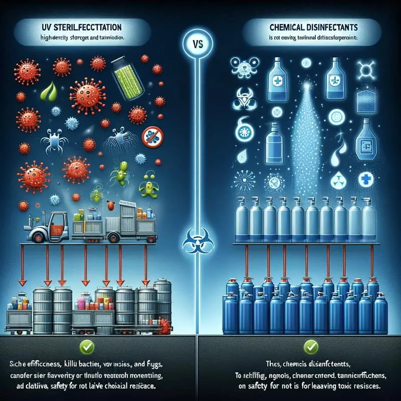 So sánh hiệu quả diệt khuẩn của UV