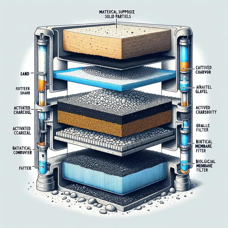 Vật liệu Sử dụng trong Máy Lọc
