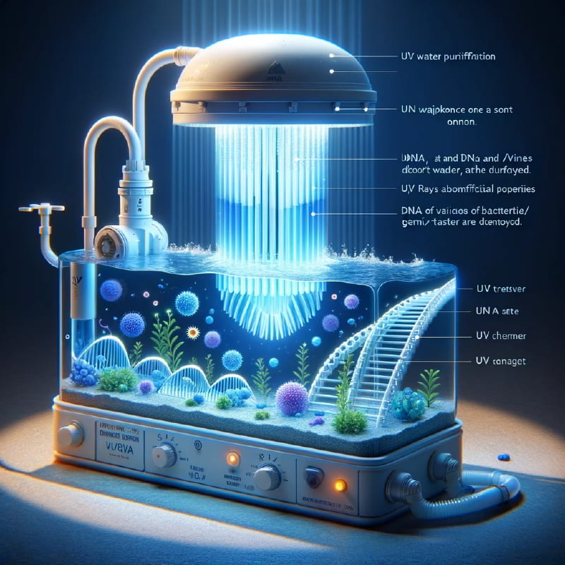 Nguyên lý lọc nước bằng đèn UV
