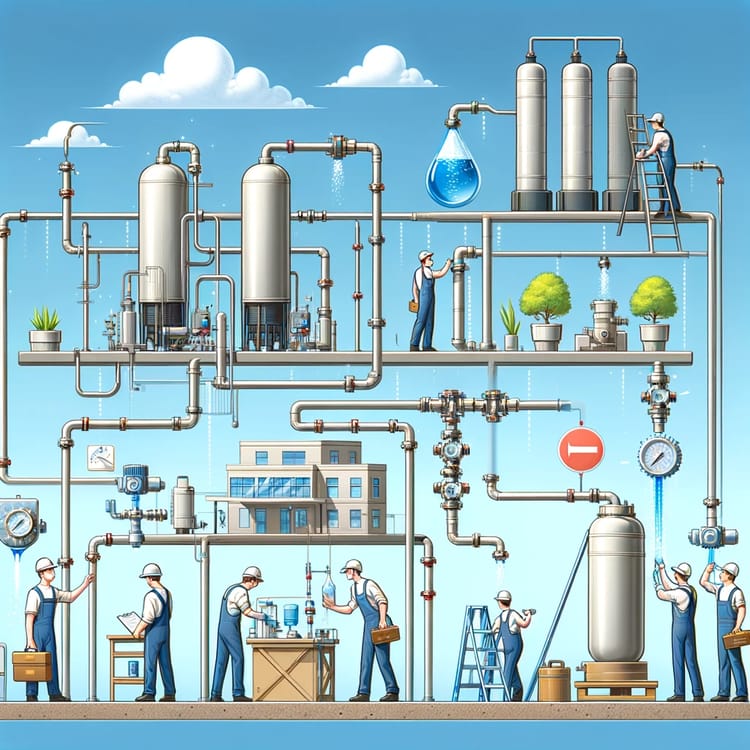 Quy trình lắp đặt máy lọc nước công nghiệp