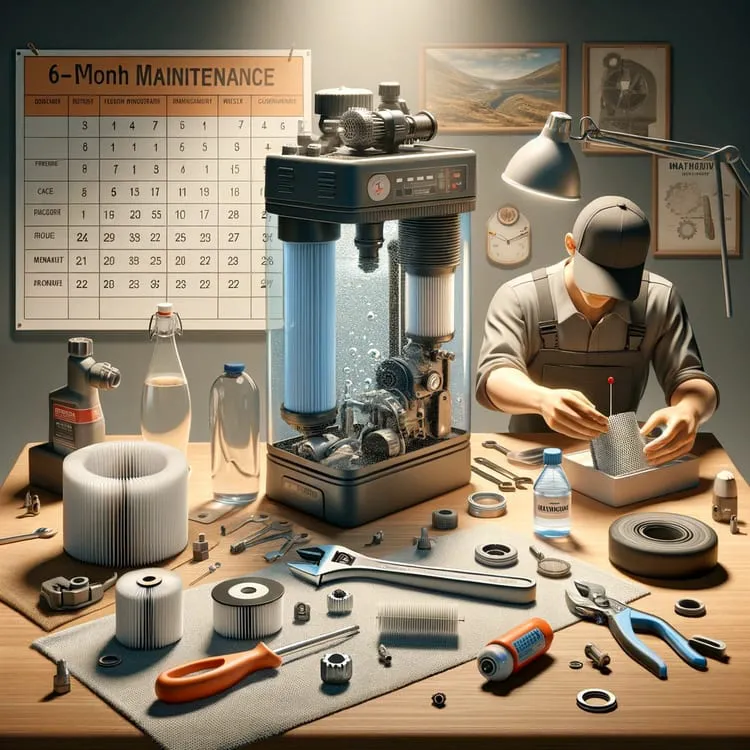 Bảo dưỡng định kỳ máy lọc nước để giảm tiếng kêu