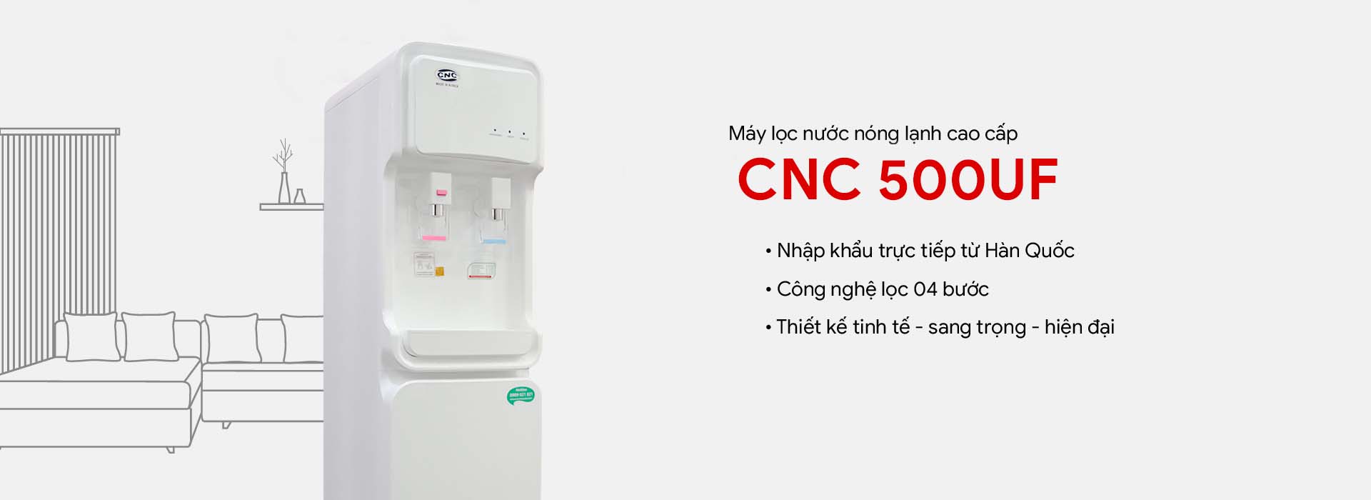máy lọc nước cnc500uf