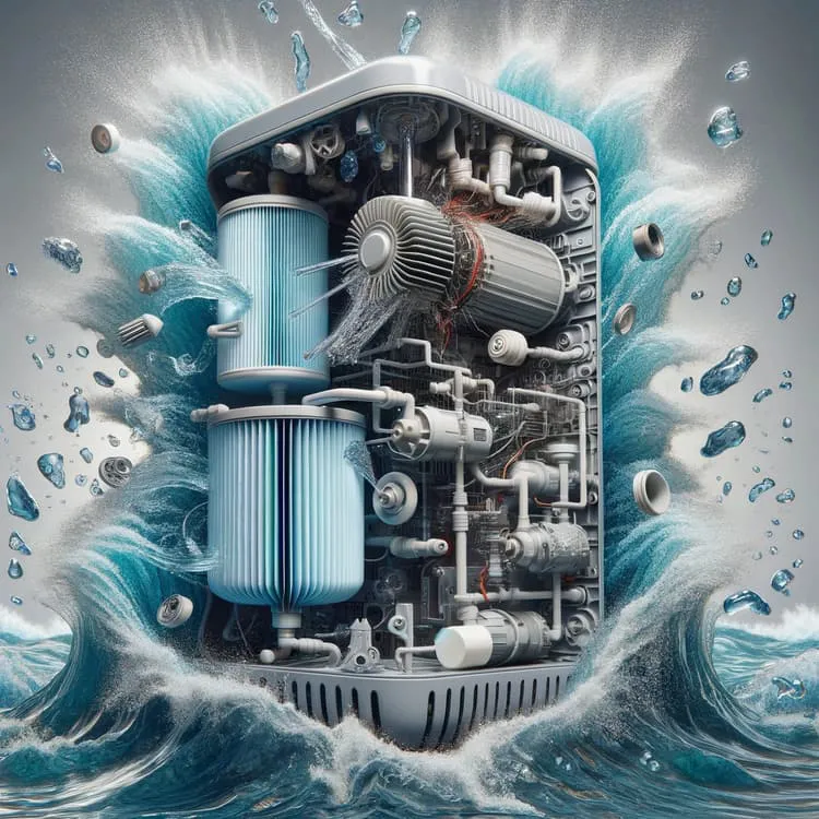 nguyên nhân máy lọc nước gây ra tiếng ồn