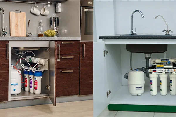 dùng máy lọc nước là phương pháp làm mềm nước cứng