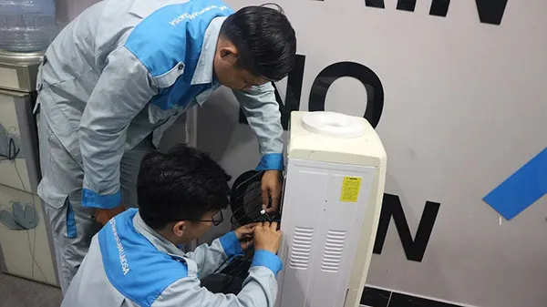 máy bị hở điện gây giật