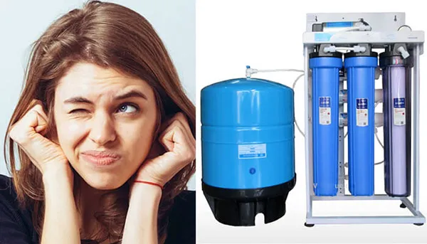 máy bị tiếng ồn do bị ngạt khí, vị trí máy đặt không phẳng