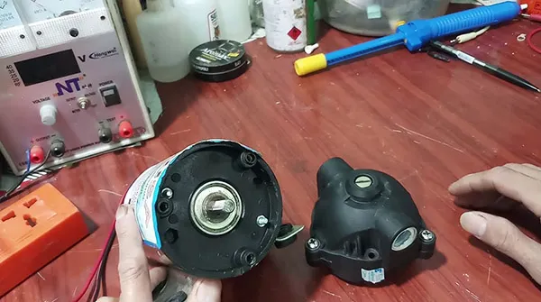 máy không hút được nước do máy bơm yếu