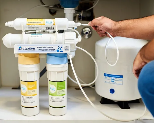 ống dẫn nước qua các lõi lọc bị tắc