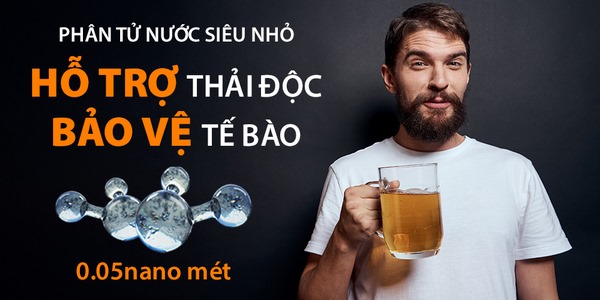 nước ion kiềm có giải rượu không