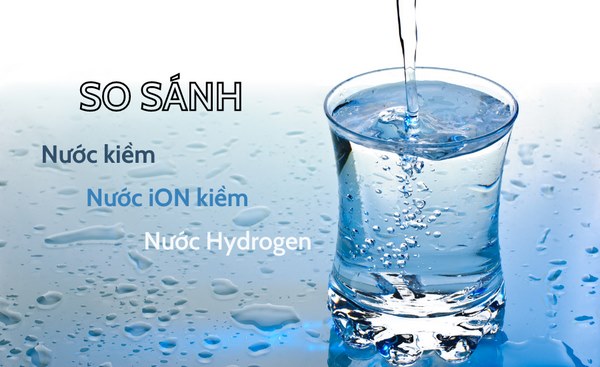 nước ion kiềm giàu hydrogen, nước kiềm và nước hydrogen