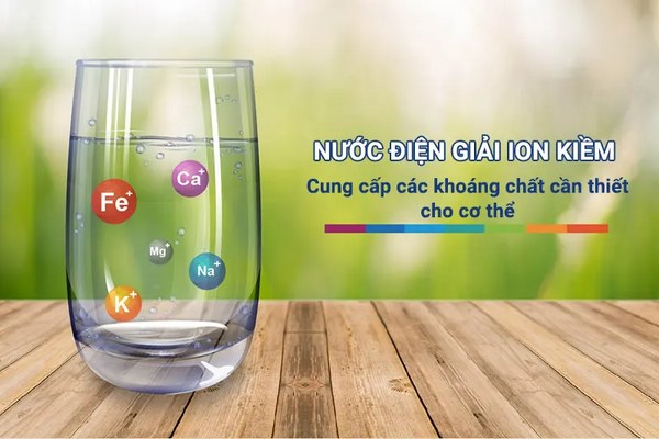 uống gì để giảm axit dạ dày - nước ion kiềm