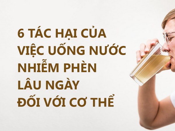 tác hại của nước nhiễm phèn